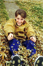 Ben Whitehair Jumps in Leaves 1998