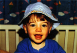 Ben Whitehair Baby Picture with Hat